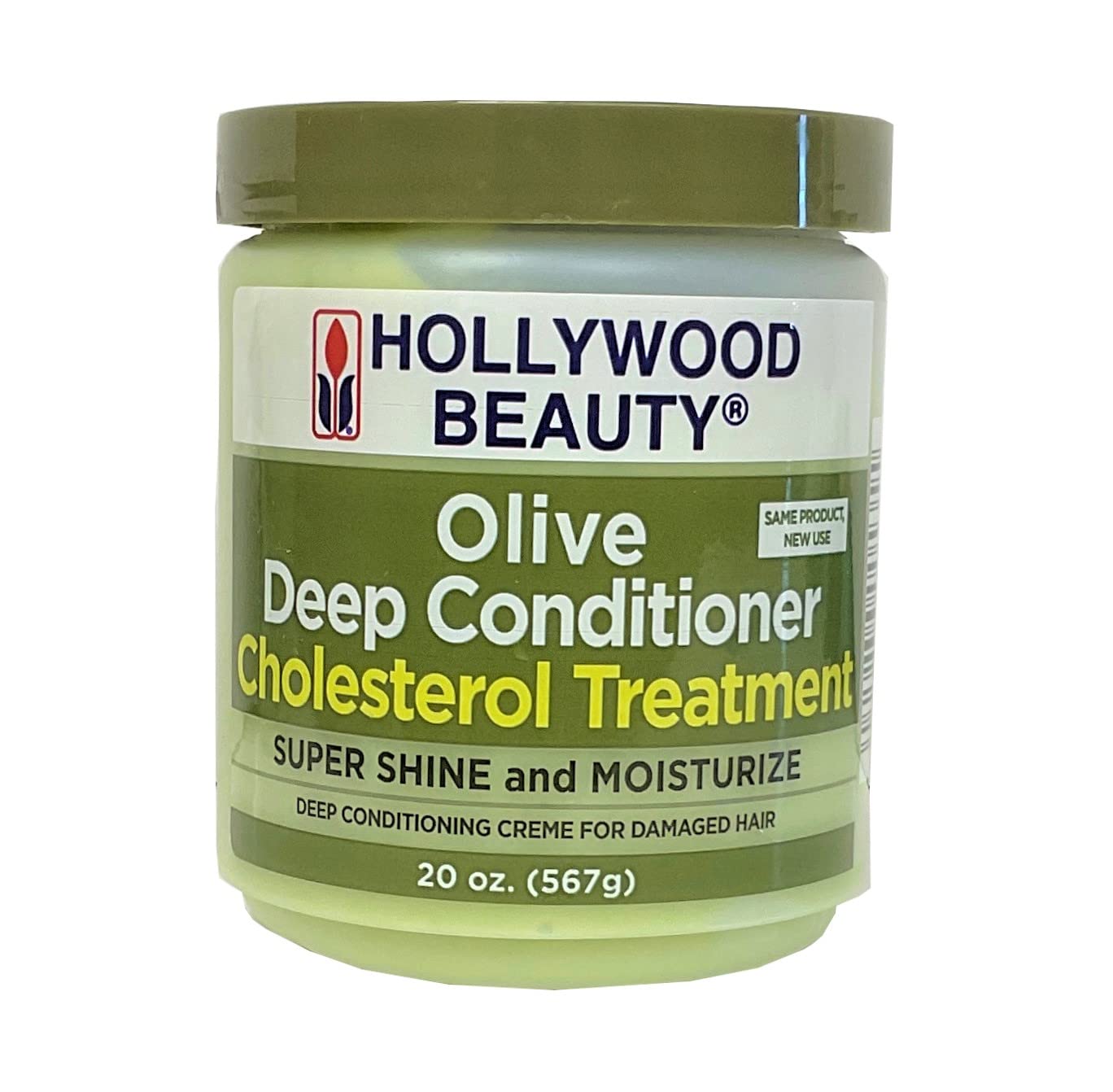 Set of 4 Hollywood Beauty Olive Cholesterol 20 oz. Jar bundled by Maven Gifts Beauty & Personal Care Hollywood Beauty
