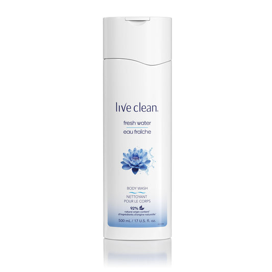 Live Clean Body Wash, Hydrating Fresh Water, 17 Oz Beauty & Personal Care Live Clean