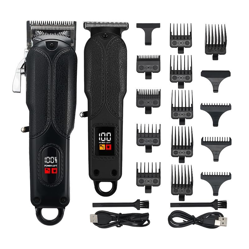 NSUQOA JSEIAJB Electric Charging Pusher Adult Carving Electric Pusher Scissors Home Barber Digital Display Beauty and Personal Care NSUQOA