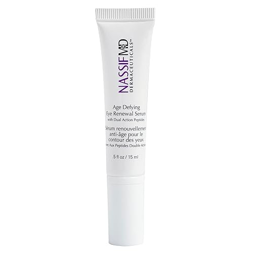 NassifMD Age Defying Eye Renewal Serum - Dual?Action Peptide Brightening for Wrinkles, Puffiness & Dark Circles Beauty & Personal Care NASSIFMD
