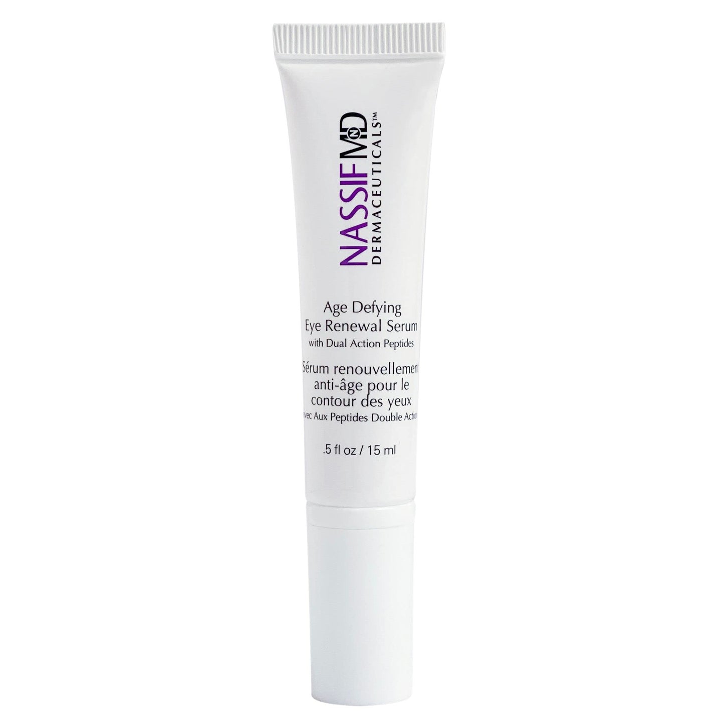 NassifMD Age Defying Eye Renewal Serum - Dual?Action Peptide Brightening for Wrinkles, Puffiness & Dark Circles Beauty & Personal Care NASSIFMD