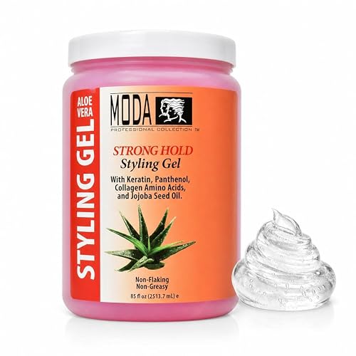 MODA Styling Gel - Flake-Free, All-Day Hold Hair Repair Treatment | Keratin, Collagen, Panthenol, Vitamin E & Glycerin | Alcohol-Free, Sulfate-Free Beauty & Personal Care MODA