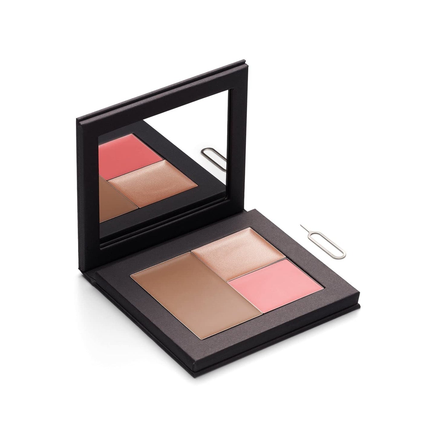Phase Zero Makeup Cream Highlighter - "Burning Rose" - 2.4g / 0.084oz - Quad Refill - For a Long Lasting, Natural, Radiant Glow Beauty & Personal Care PHASE ZERO
