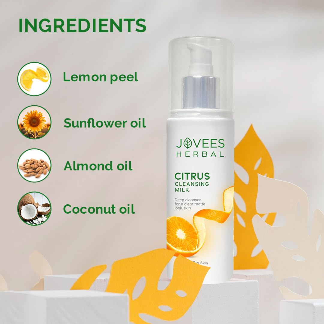 Jovees Citrus Cleansing Milk 200ml Beauty & Personal Care Jovees