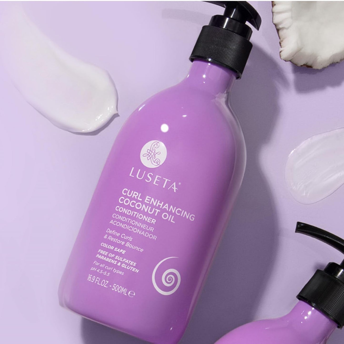 Luseta Curl Enhancing Conditioner, Reduce Frizz and Define Curls, Deep Treatment for All Curl Types, infused with Coconut Oil, 16.9 Oz Beauty & Personal Care L LUSETA