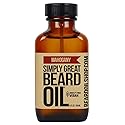 Simply Great Beard Oil - MAHOGANY Scented - Holiday Gifts - Stocking Stuffers - Beard Conditioner - 3 Oz - Easy Applicator - Natural - Vegan Beauty & Personal Care Simply Great Beard Oil