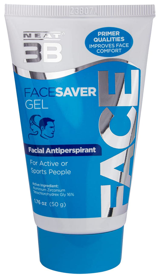Neat Feat 3B Face Saver Antiperspirant Gel for Facial Perspiration & Shine, White and Blue, 1.76 Fl Oz Beauty & Personal Care Neat Feat