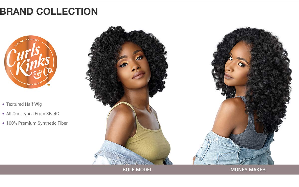 Sensationnel Curls Kinksandco Half Wig-Money Maker, F1B/30