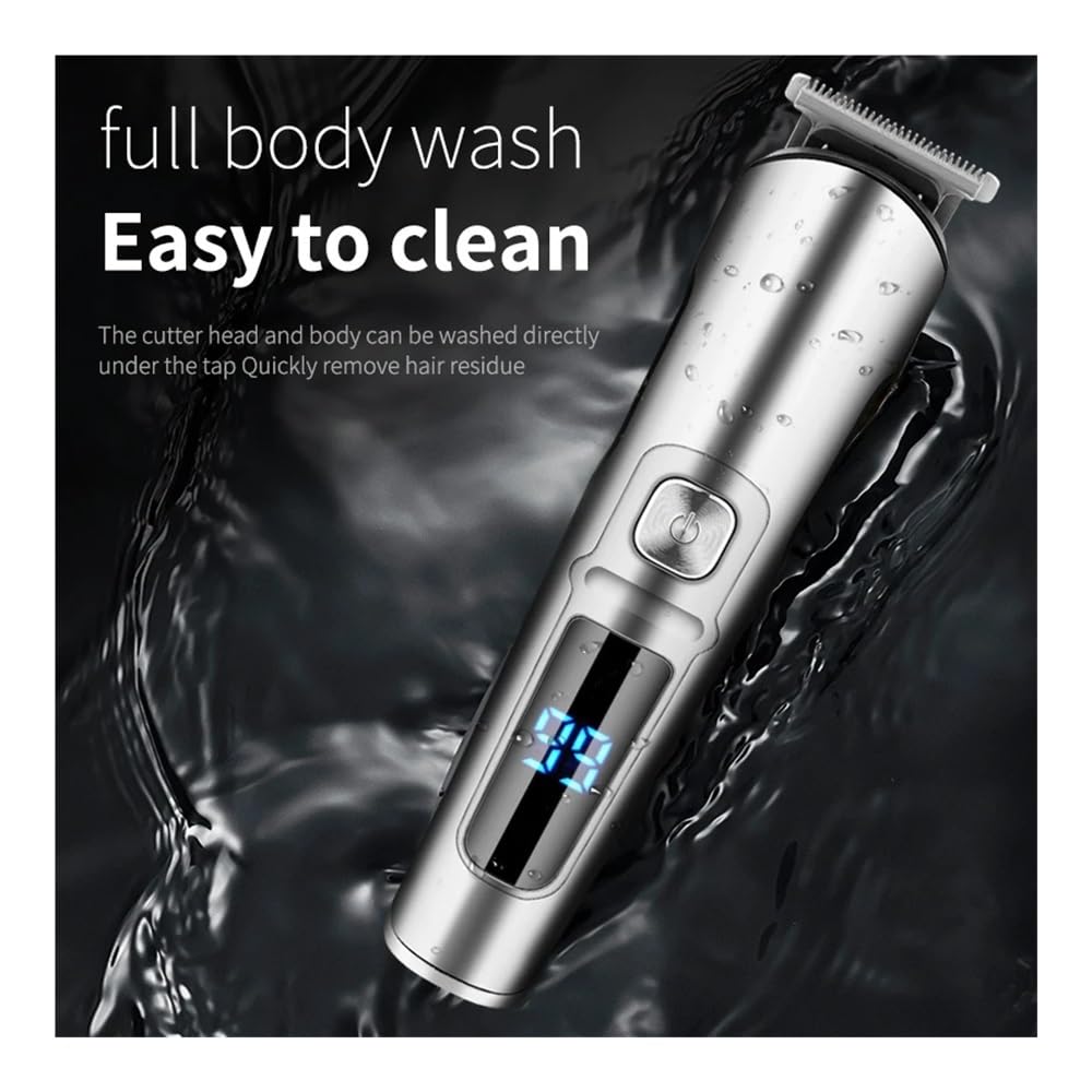 EWKYLSEM Men Hair Trimmer Set Face Body Beard Clipper Waterproof Electric Cutting Machine Grooming Kit Haircut Beauty and Personal Care EWKYLSEM