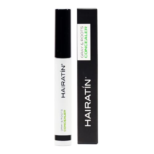 Hairatin Premium Root Touch Up | Cover Up Gray Hairs & Roots | Works Instantly & Water Resistant | Thicker Looking Hairlines Between Salon Trips | Beauty & Personal Care HAIRATIN BY RE-EVOLUTION