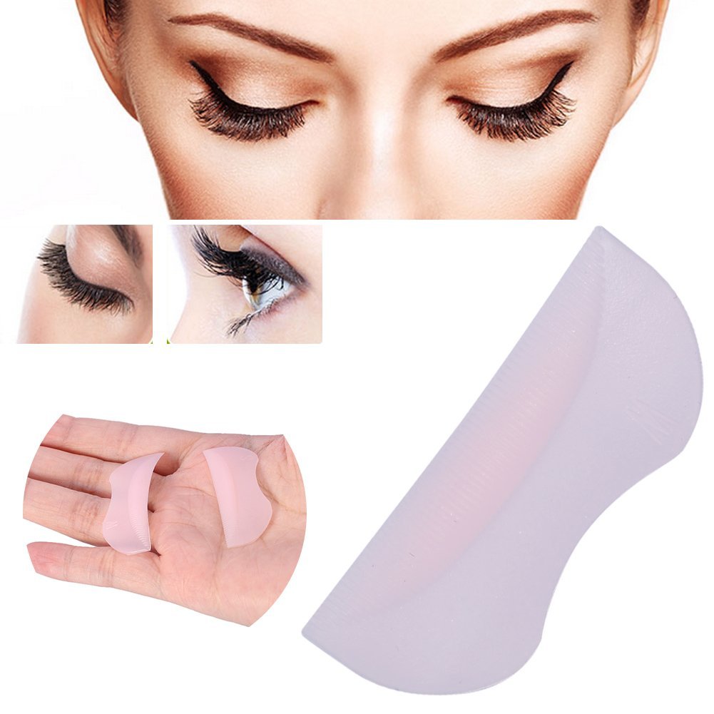 5Pairs/Set Silicone Eyelash Perming Curler, 3D Eyelash Perming Curling Pad Patch Eyelash Pad False Lashes Extension Makeup Tool for Eyelash Perm Beauty & Personal Care Vruping