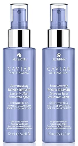 Alterna Caviar Anti-Aging Restructuring Bond Repair Leave-in Heat Protection Spray,4.2 Ounce (2-Pack) Beauty & Personal Care Alterna