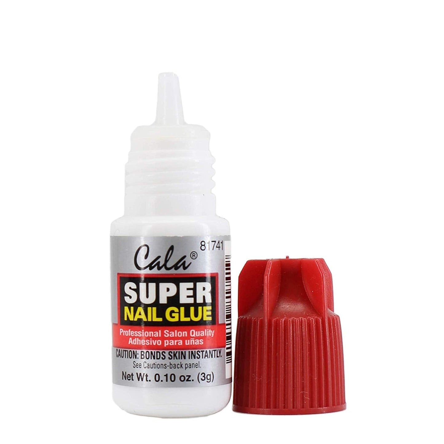 CALA Super Nail Glue - Professional Quick Dry Nail Glue Adhesive for False Nails, Tips & Art Accessories - Salon Quality Strong Hold for Natural Nail Beauty & Personal Care CALA