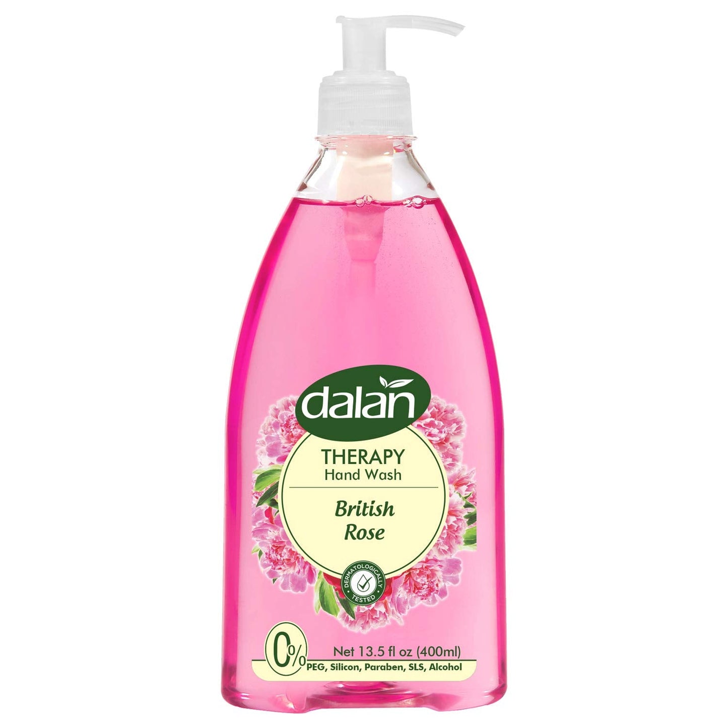 Dalan Therapy British Rose Ultra Moisturizing Liquid Hand Soap for Normal and Dry Hands Fresh Clean and Soft Feeling (13.5 Fl Oz / 400 mL (Pack of 1)) Beauty & Personal Care Dalan