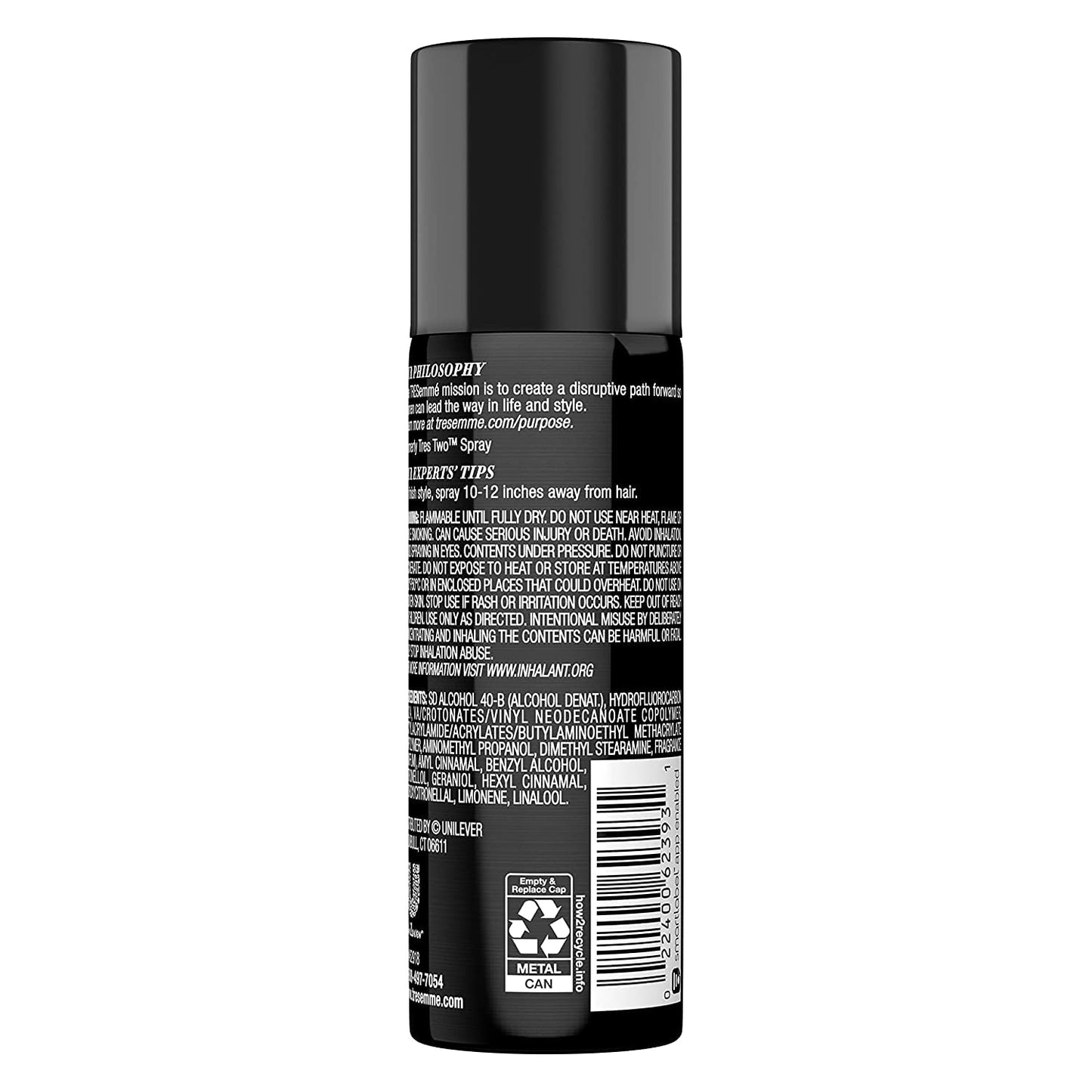 TRESemmé TRES Two Aerosol Hair Spray Extra Hold 1.5 oz(Pack of 6) Beauty & Personal Care TRESemmé