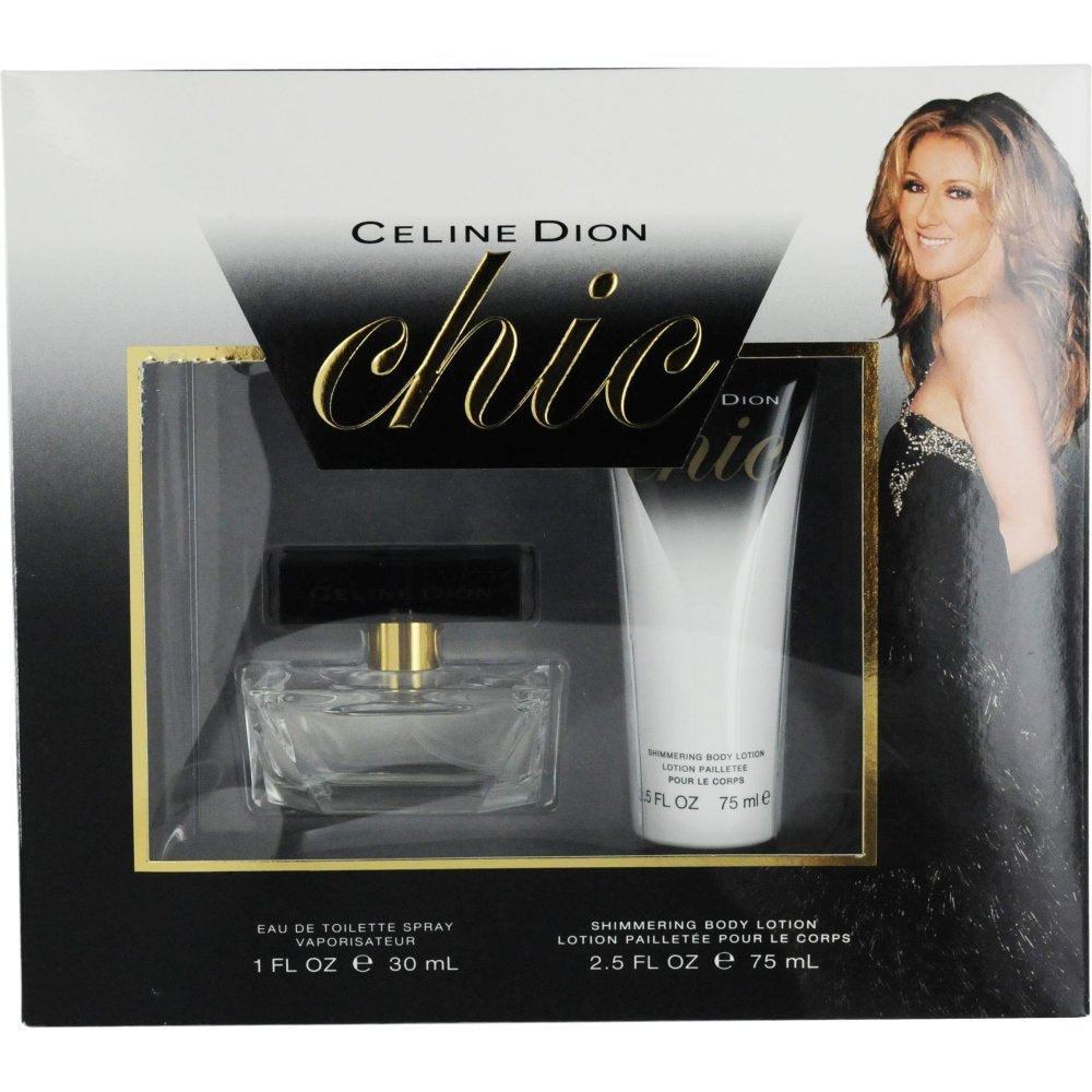 Celine Dion Chic Set (Eau de Toilette Spray and Shimmering Body Lotion) Beauty & Personal Care Celine Dion