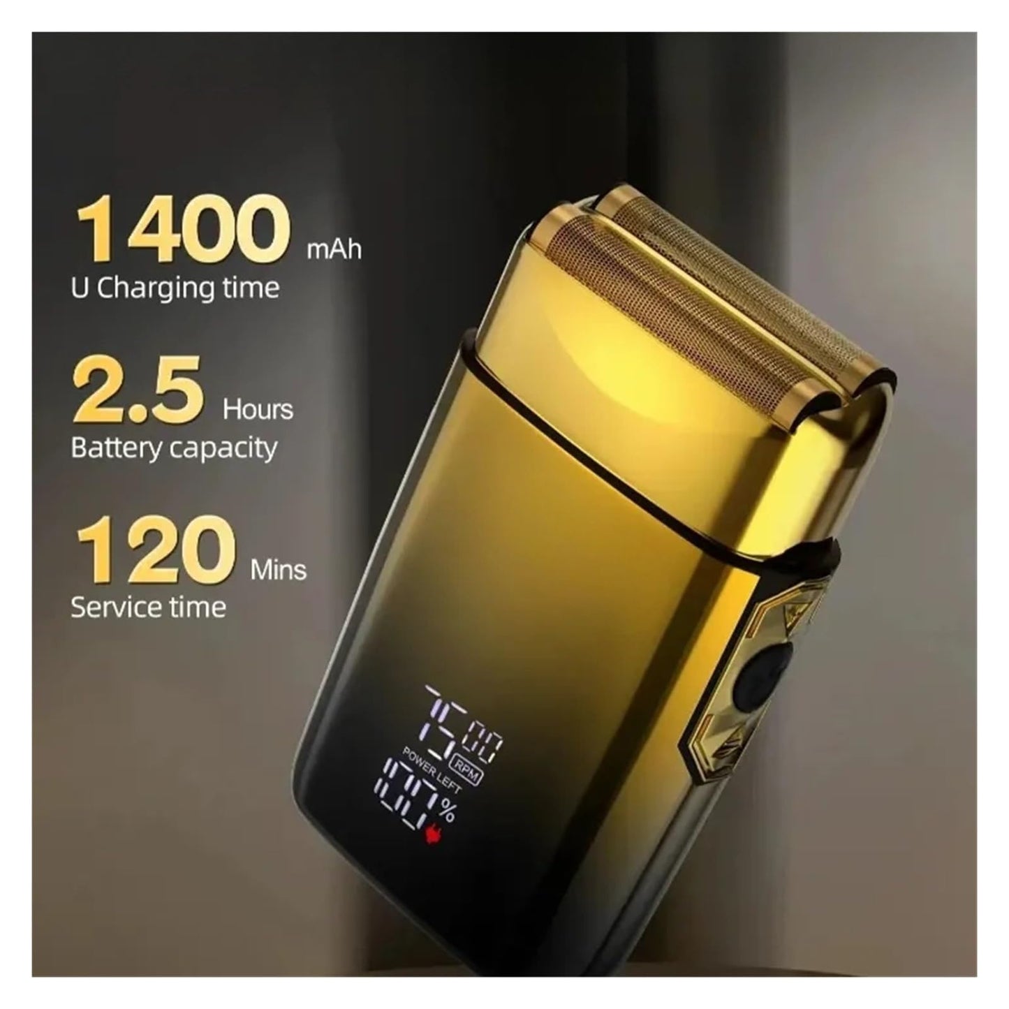 Compatible With Kemei TX10 Men's Electric Foil Shaver Rechargeable Bald Head & Beard Razor, Professional Barber Grooming Machine Beauty and Personal Care HPNZNNVW