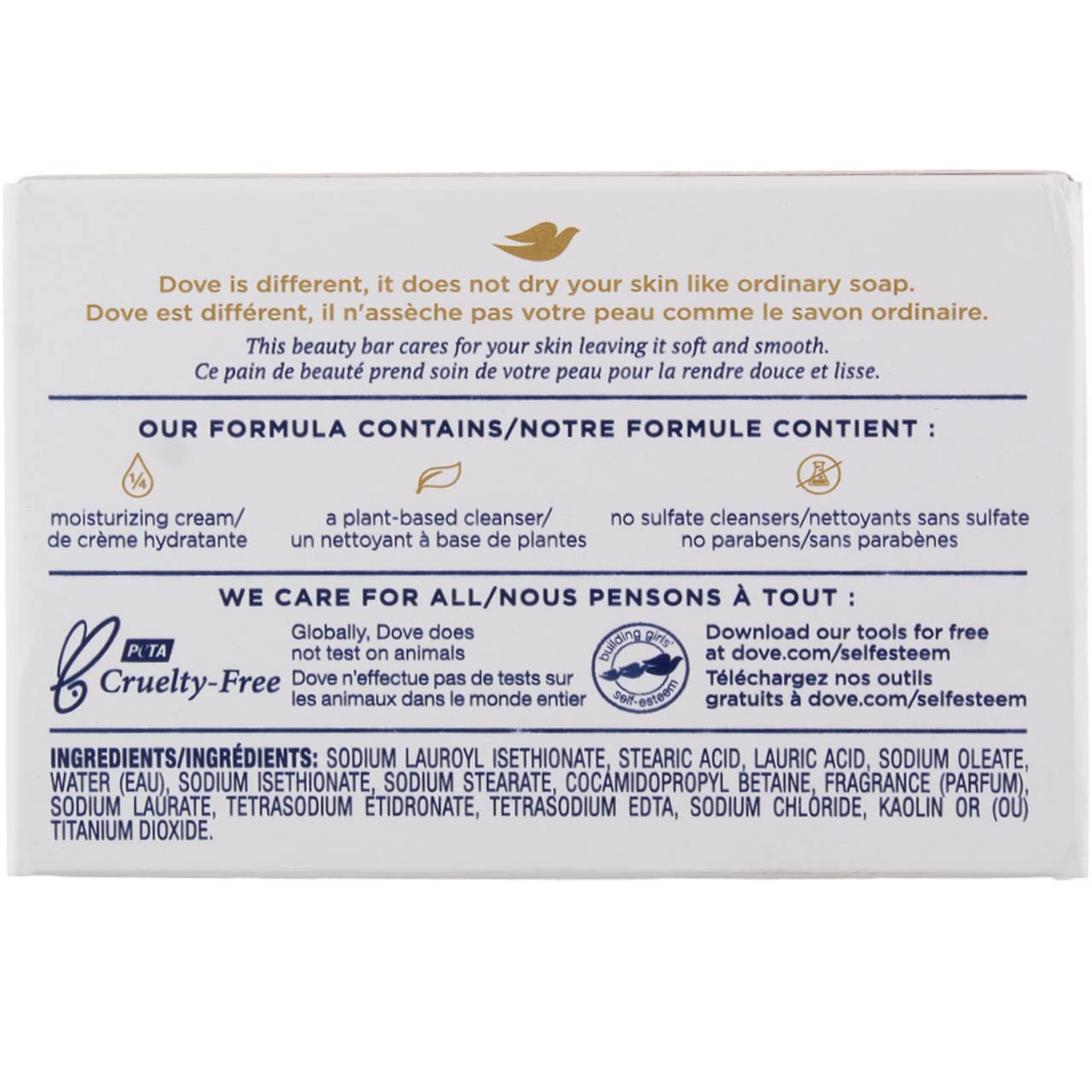 Dove Bar White 3.15 oz Pack of 4 Beauty & Personal Care Dove