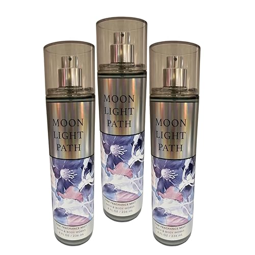 Bath & Body Works Moonlight Path Fine Fragrance Mist 8oz - Pack of 3 Beauty & Personal Care Bath & Body Works