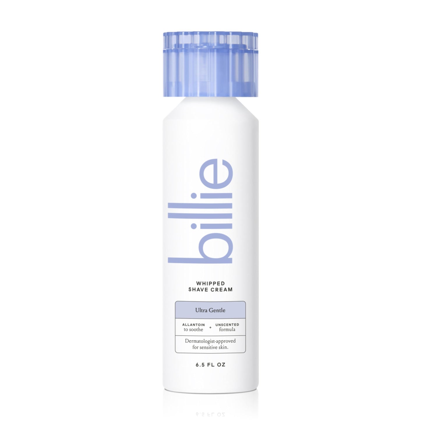 Billie Whipped Shave Cream - Ultra Gentle Protection - Fragrance-Free & Dermatologist-Approved - Designed for Sensitive Skin - 6.5 fl oz Beauty and Personal Care Billie