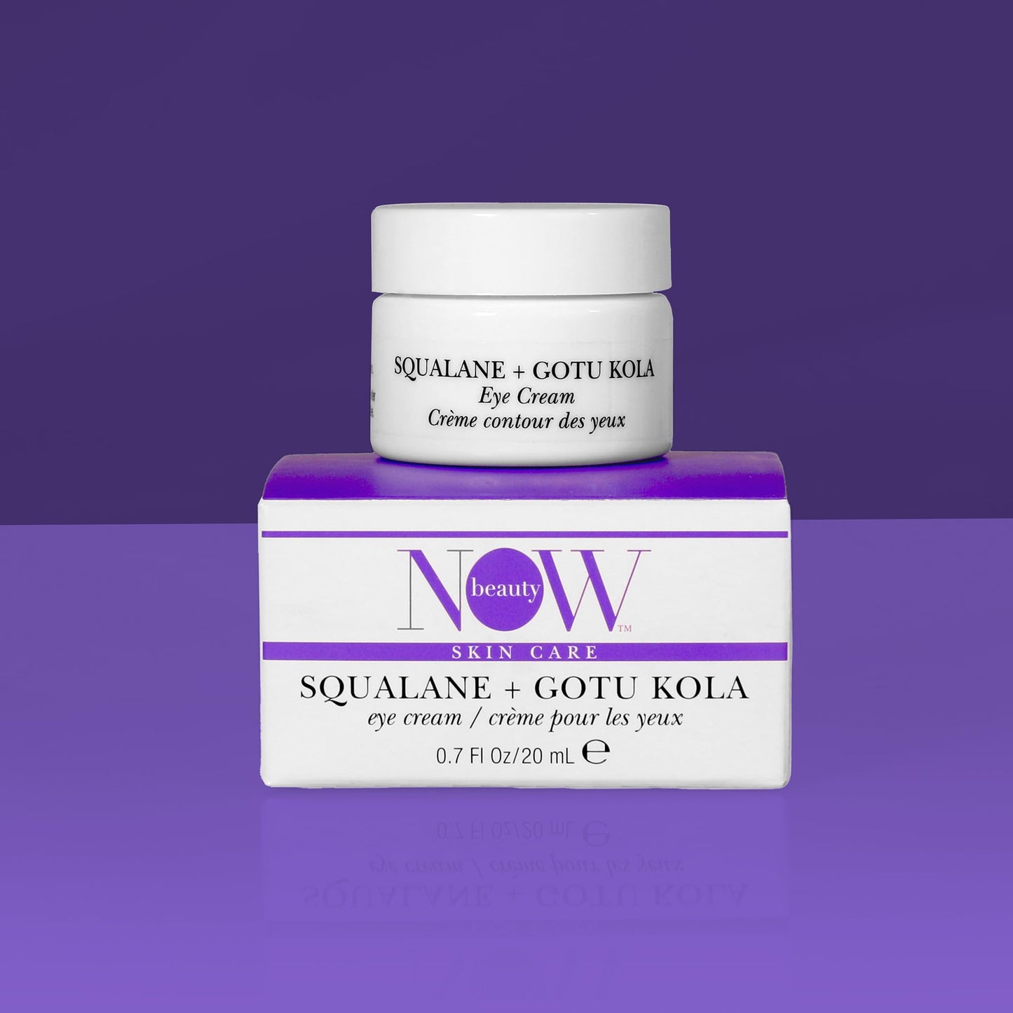 NOW BEAUTY Squalane Plus Gotu Kola Eye Cream - Brightening, Anti-Aging Under Eye Cream- Anti - Wrinkle Vitamin C Cream- Vegan - For Men & Women Beauty & Personal Care NOW BEAUTY