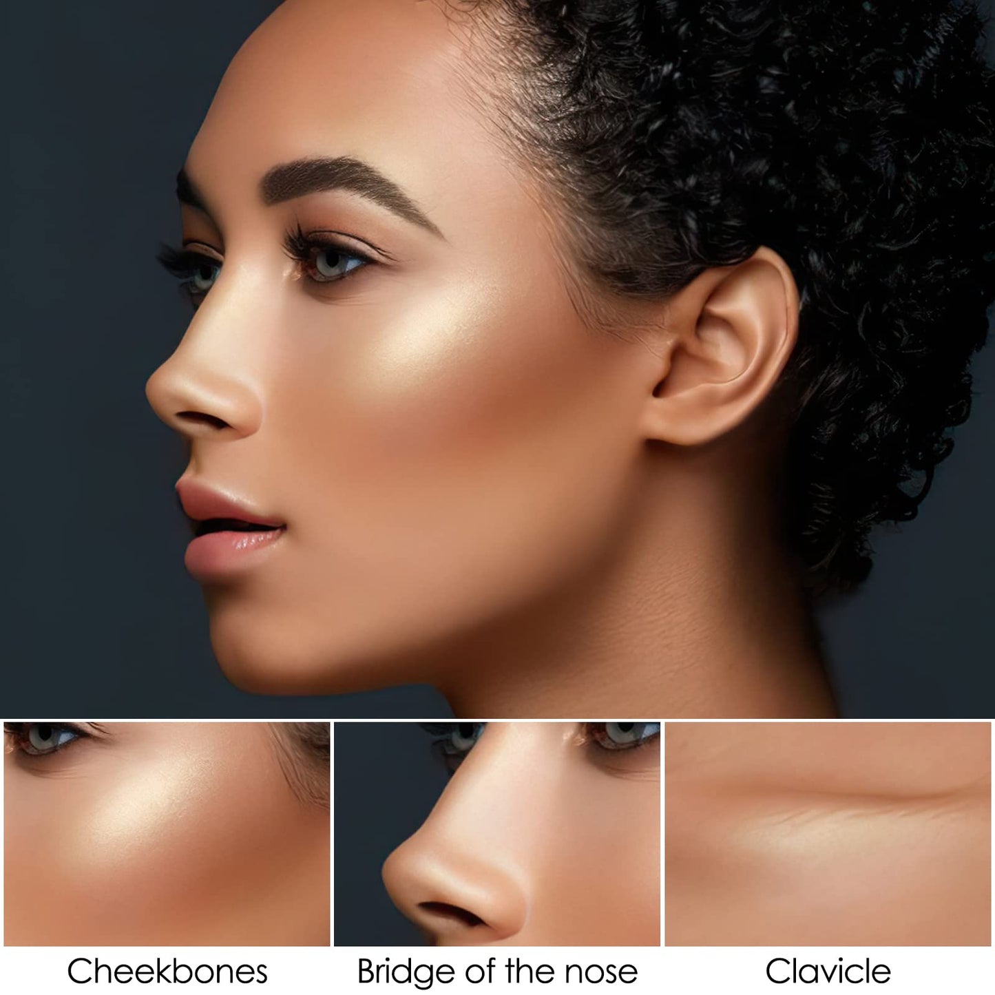 FOCALLURE 2 Pcs Contour Foundation Stick, Highlighter & Bronzer Pen, Face Brightens & Shades Pencil, Highlighting Shade Longwear Makeup, Highlight Beauty & Personal Care FOCALLURE