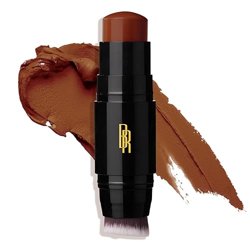 Black Radiance Color Perfect Foundation Stick with Soft Brush Applicator Duo - Buildable, Blendable Versatile Pigment-Rich Formula - Espresso Beauty & Personal Care Black Radiance