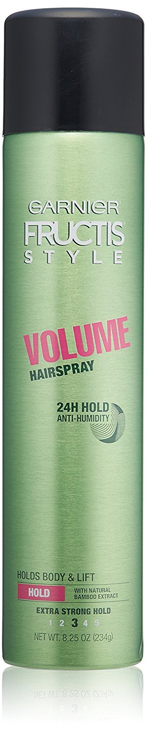 Garnier Fructis Style - Volume Hairspray - 24H Hold Anti-Humidity - Extra Strong Hold (3) - Net Wt. 8.25 OZ (234 g) Per Can - Pack of 3 Cans Beauty & Personal Care Garnier