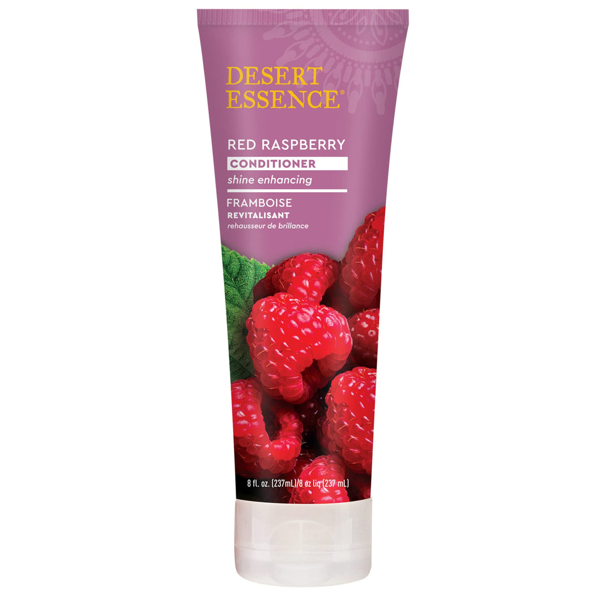Desert Essence Red Raspberry Conditioner - 8 Fl Ounce - Shine Enhancing - Vitamin A & C - Smooth & Silky - Strengthing - Shea Butter - Calcium Beauty & Personal Care Desert Essence