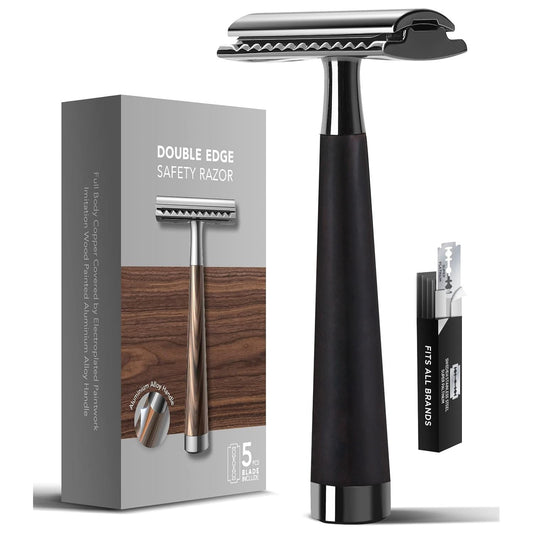 Men'S Razor, Women'S Shaver, Gold Shaver, Wooden Handle, Optional Blade Holder [10] Beauty and Personal Care GHJNAMVHD