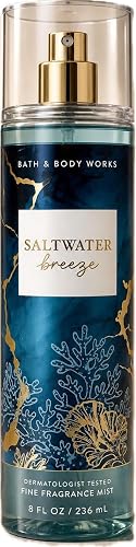 Bath & Body Works Saltwater Breeze Fine Fragrance Mist 8 oz Fresh Clean Scent Beauty & Personal Care Bath & Body Works