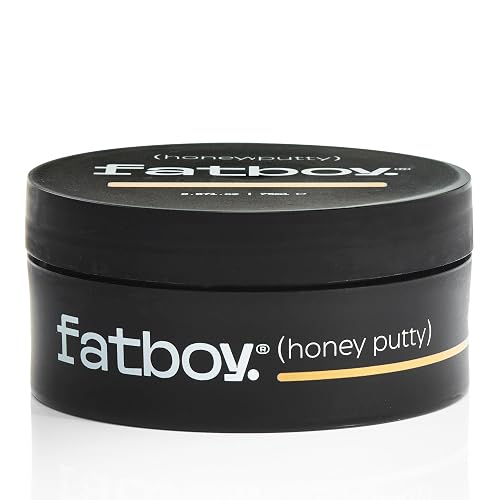 Fatboy Honey Putty, Styling Putty, Leave-In Scalp Treatment, and Hair Nourishment with Manuka Honey and Paw Paw, for Men and Women. Lightweight Beauty & Personal Care Fatboy Hair