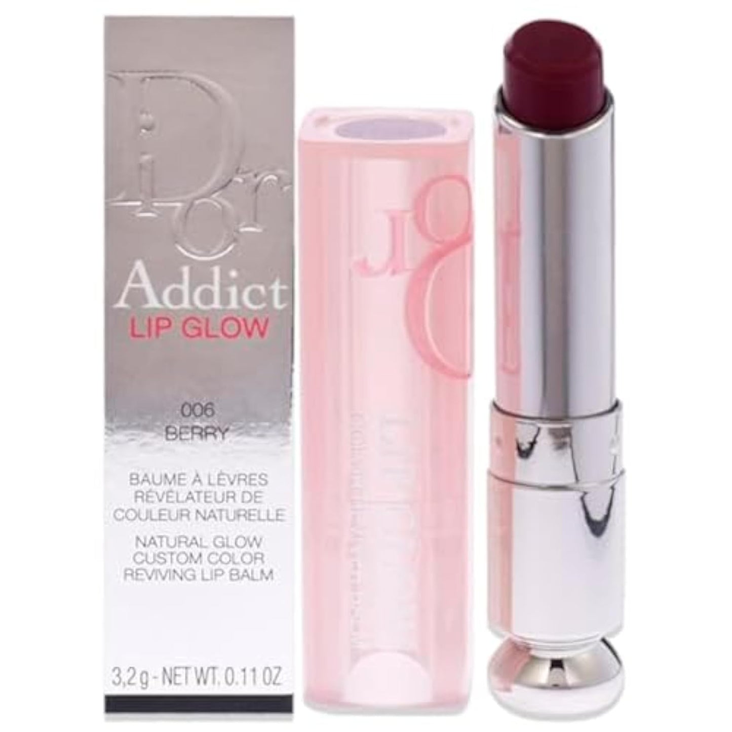 Dior Addict Lip Glow - 006 Berry by Christian Dior for Women - 0.11 oz Lip Balm Beauty and Personal Care Dior
