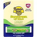 Banana Boat Sunscreen Aloe Vera with Vitamin E Broad Spectrum Sun Care Sunscreen Lip Balm - SPF 45, 0.15 Ounce (Pack of 24) Beauty & Personal Care Banana Boat