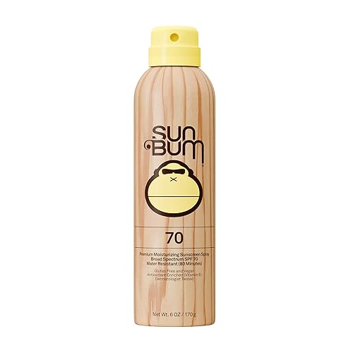 Sun Bum Original SPF 70 Sunscreen Body Spray - Broad Spectrum Moisturizing Sunscreen with Vitamin E - Hawaii 104 Act Compliant (Made without Beauty & Personal Care Sun Bum