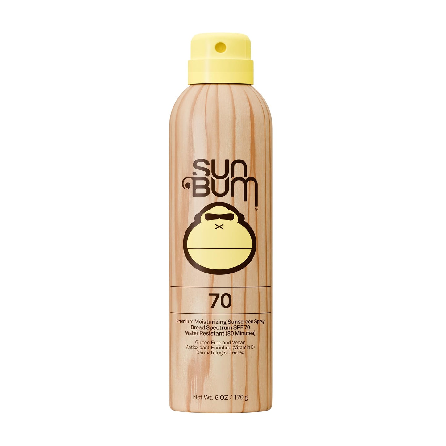 Sun Bum Original SPF 70 Sunscreen Body Spray - Broad Spectrum Moisturizing Sunscreen with Vitamin E - Hawaii 104 Act Compliant (Made without Beauty & Personal Care Sun Bum