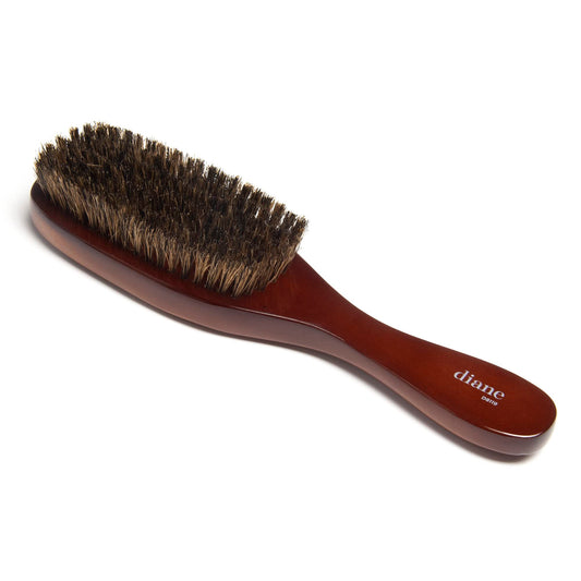 Diane Premium 100% Boar Wave Brush for Men and Barbers, Mens Hair Brush- Medium Bristles for Thick Coarse Hair - Use for Detangling, Smoothing, Wave Beauty & Personal Care Diane