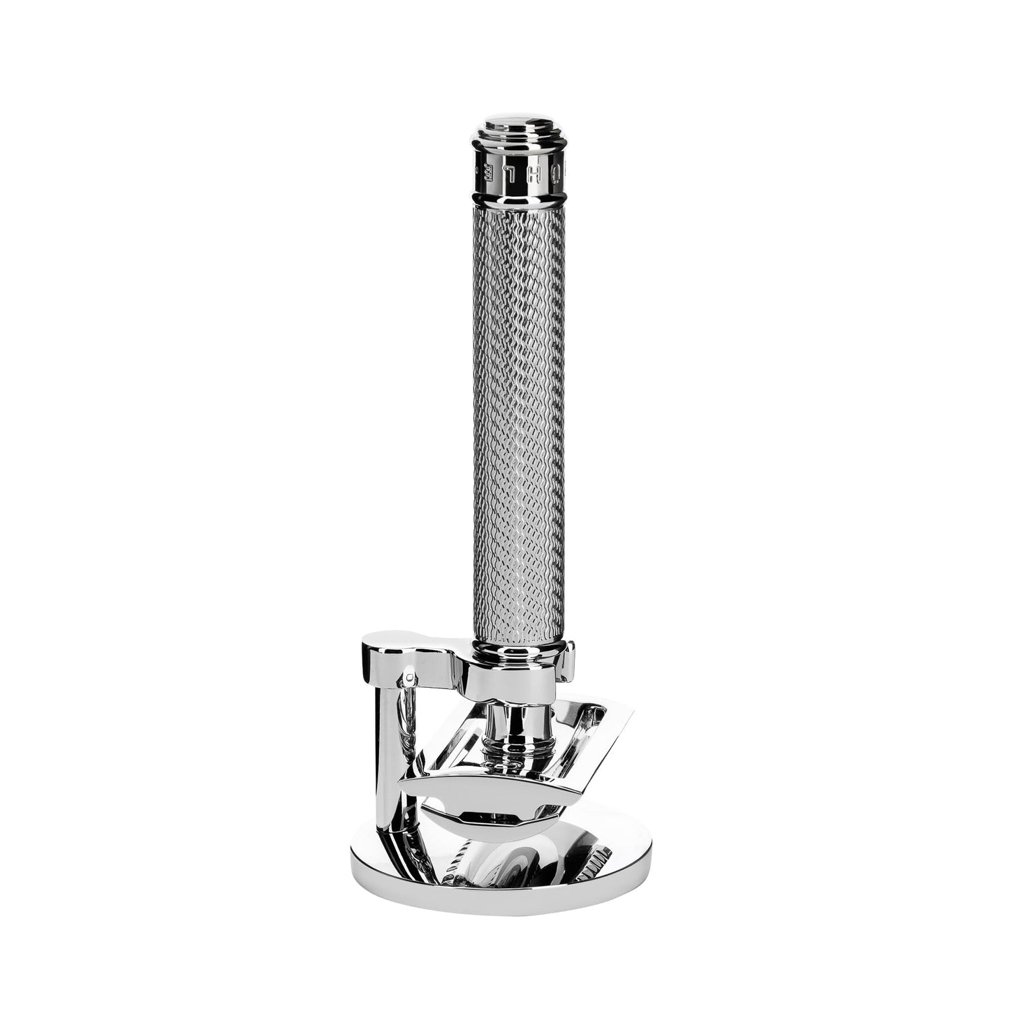 MÜHLE EDITION Chrome 2-Piece Shaving Set - Classic Closed Comb R89 Safety Razor & Razor Stand - Safety Razor Kit for Men, Shaving Razor, Straight Beauty and Personal Care MÜHLE