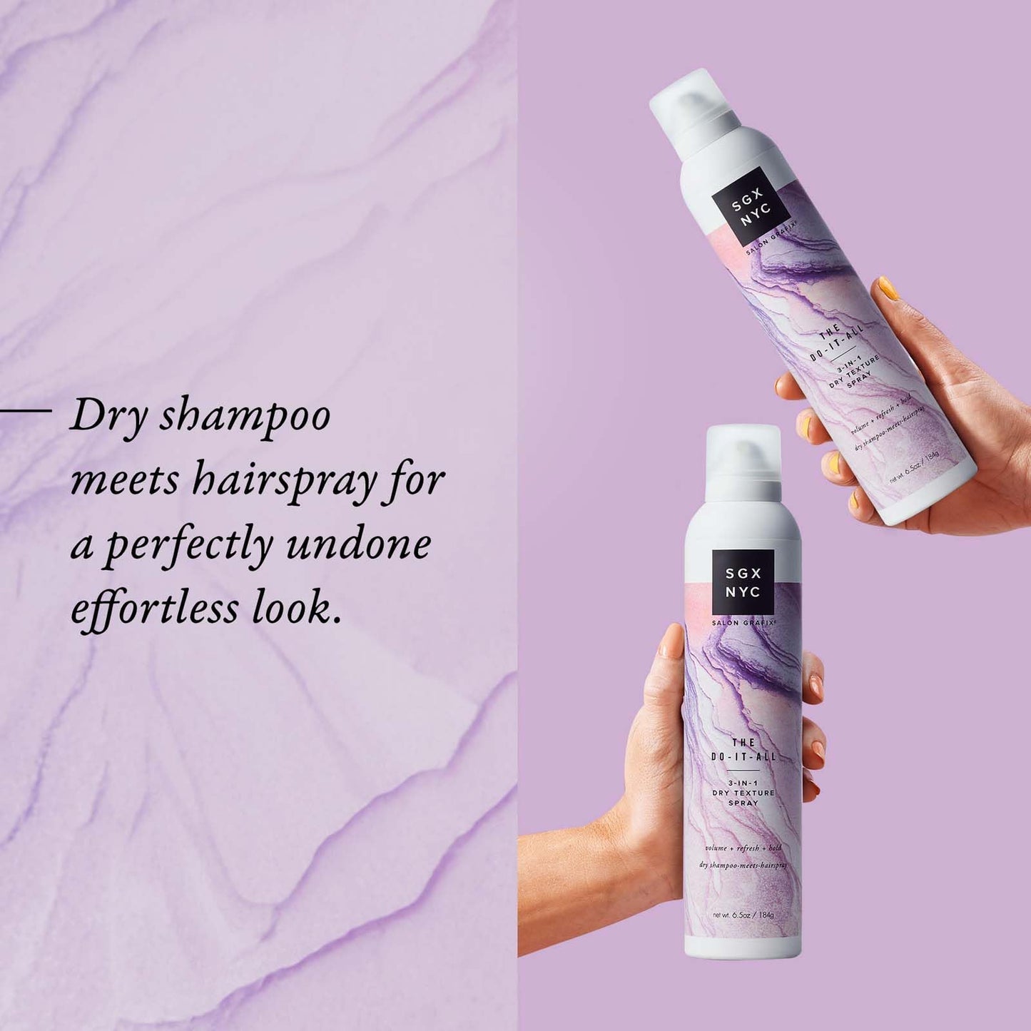 SGX NYC 3-In-1 Dry Texture Spray The Do-It-All 6.5 Ounce (2 Pack) Beauty & Personal Care SGX NYC