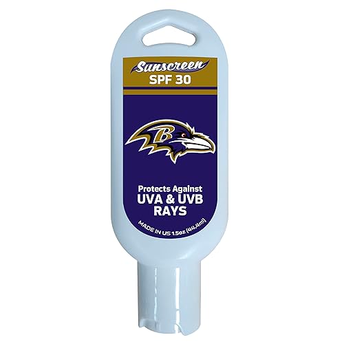FANMATS 34611 Baltimore Ravens 1.5oz SPF 30 Sunscreen Beauty & Personal Care FANMATS