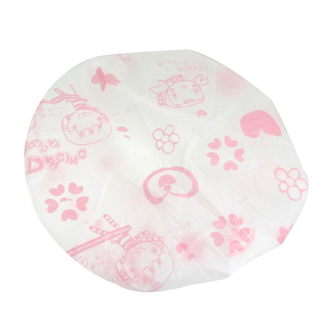 Ruilogod 2 Pcs Flower Heart Pattern Bouffant Shower Cap Bath Hat 3 Colors (id: 682 1c8 d0a 48d c4f Beauty and Personal Care Ruilogod
