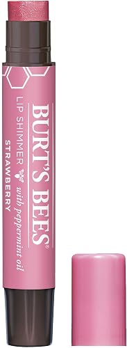 Burt's Bees 100% Natural Moisturizing Lip Shimmer, Strawberry - 1 Tube Beauty & Personal Care Burt's Bees