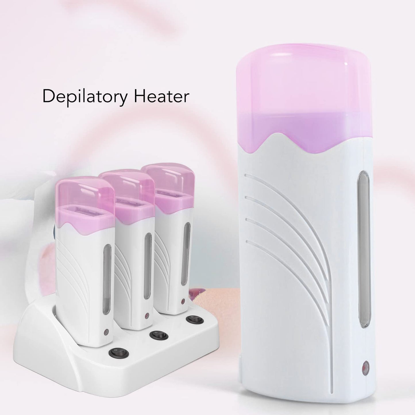 Triple Roll-On Wax Warmer Heater, Fast Heat Electric Hair Removal Wax Melting Machine, Portable Depilatory Wax Heater for Home & Salon Use Beauty and Personal Care Dioche