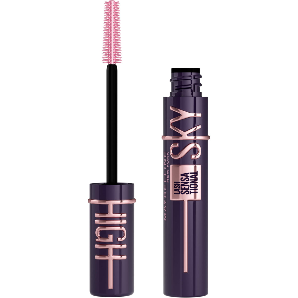 Maybelline Lash Sensational Sky High Washable Mascara, Volumizing, Lengthening, Defining, Curling, Multiplying, Buildable Mascara Make Up Formula