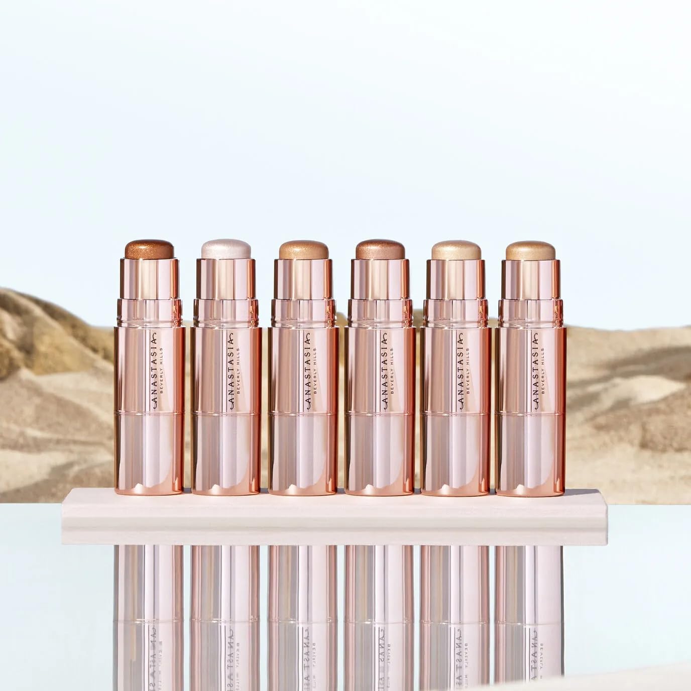 Anastasia Beverly Hills Stick Highlighter - Ultra-Smooth Cream Cheek Illuminator, Weightless Long-Wear Glow Stick for Face and Body - Pink Diamonds Beauty & Personal Care Anastasia Beverly Hills