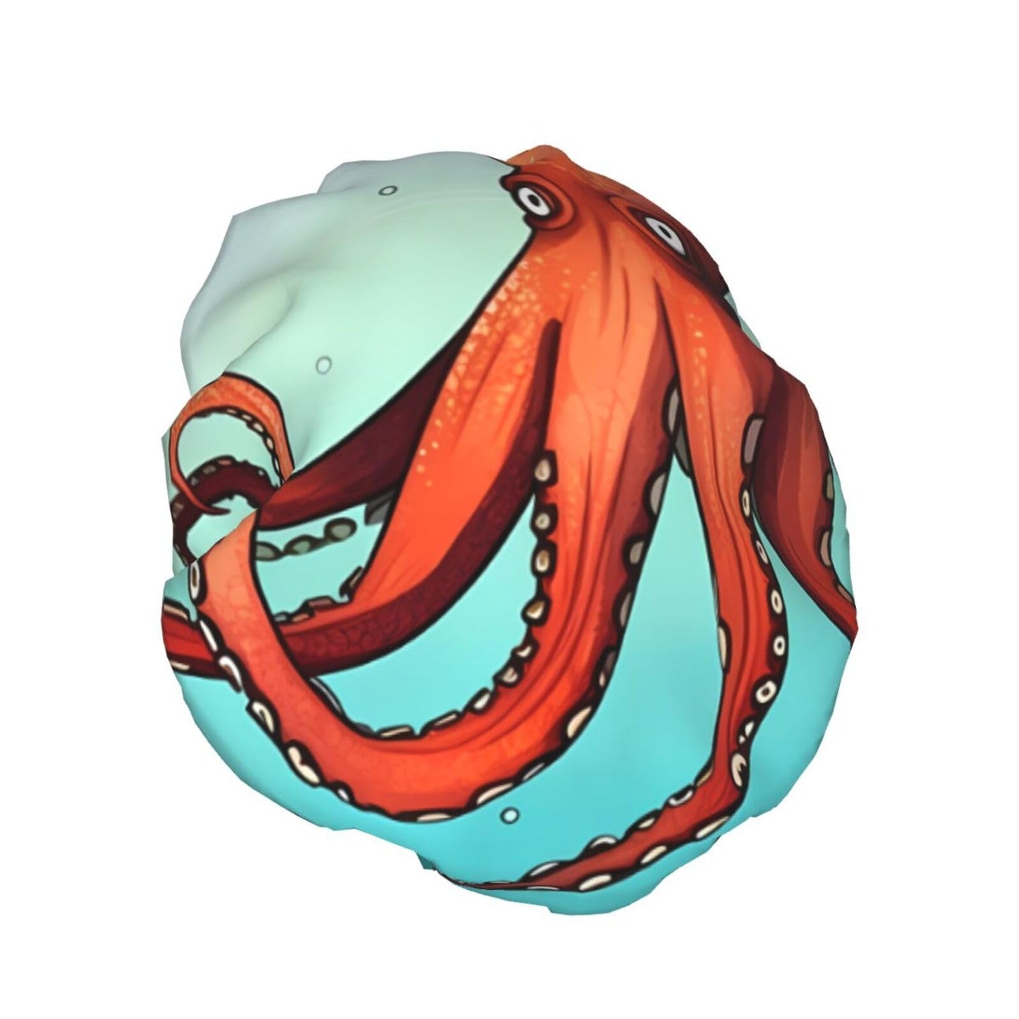 Giant Octopus Shower Cap for Women Men Large Reusable Shower Bonnet Double-Layer Waterproof Bath Caps Elastic Band Hair Hat for All Hairstyles Beauty and Personal Care BWLHJKE