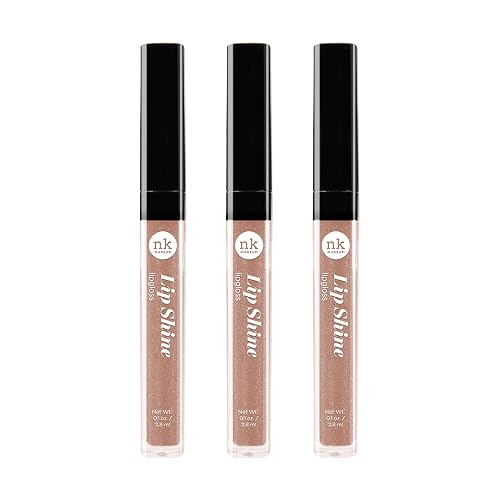 NICKA K NEW YORK Lipshine, Cosmetics, vibrant colors, bright colors, shining lips, lip shine, long lasting (AMZ259) Beauty & Personal Care NICKA K NEW YORK