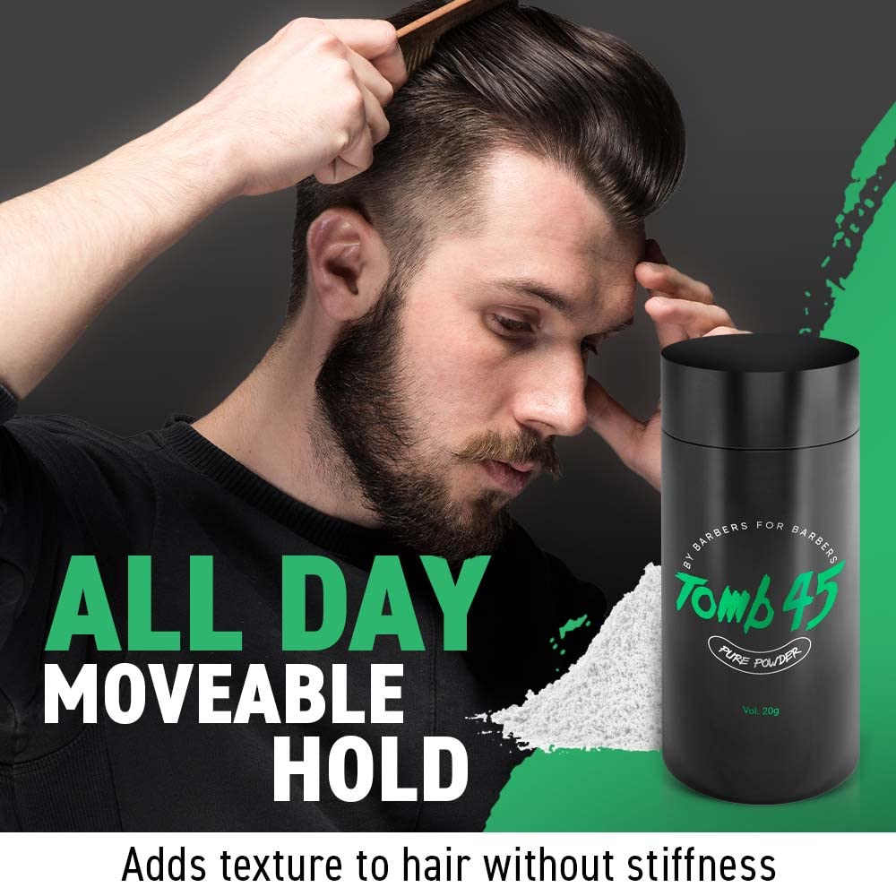Tomb45 Pure Powder for Hair Styling, Texturizing & Volumizing Powder with Natural Matte Finish Beauty & Personal Care Tomb 45