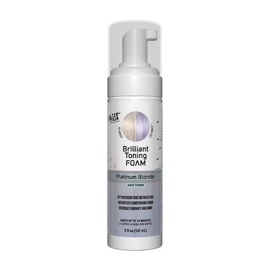 Splat Brilliant Toning Foam, Platinum Blonde, 5 oz., Hair Toner Lasts Up to 10 Washes, Weightless Conditioning Foam Increases Vibrancy and Shine Beauty & Personal Care Splat