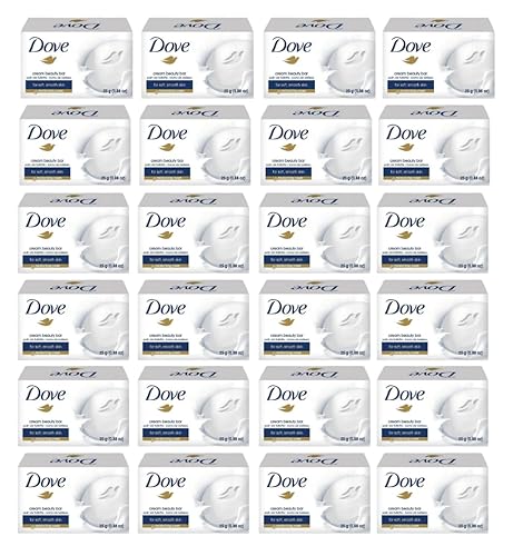 (12) Pack 25 Grams Dove Cream Beauty Bar Travel Size Soap .88 oz Beauty & Personal Care Dove
